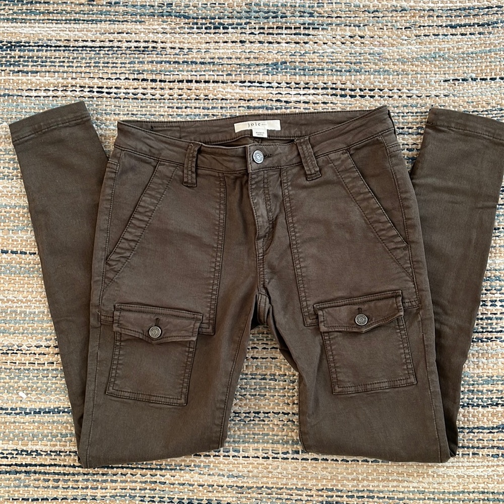 Joie So Real Olive Cargo Jeans - size 27